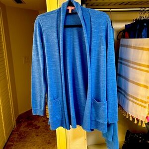 NWOT Cardigan stunning blue
